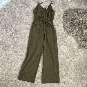 Olive green jumpsuit